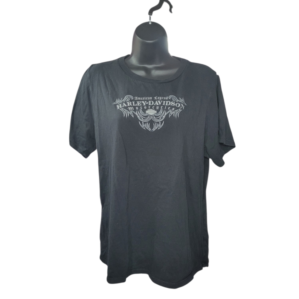 Harley-Davidson Black Tee with Winged Logo